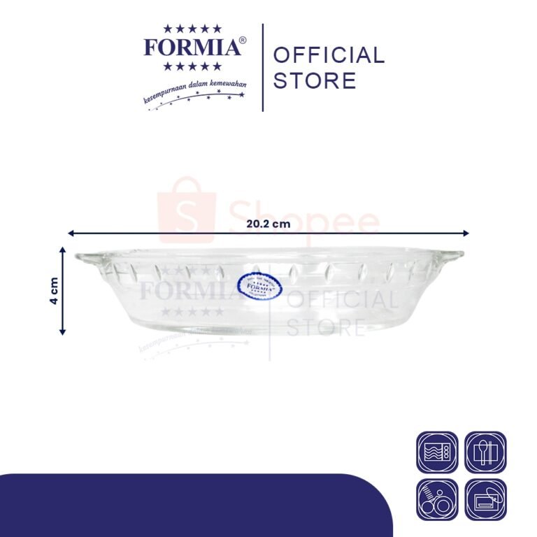Formia Loyang Kaca Bake & Serve Bulat Tart Dish 0