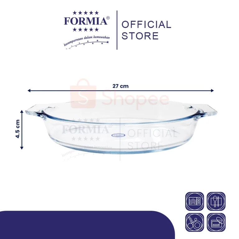 Formia Loyang Kaca Bake & Serve Oval Dish 900 ml