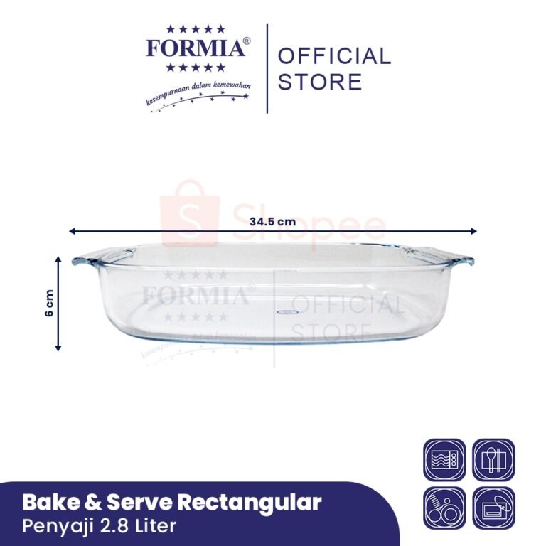 Formia Loyang Kaca Bake & Serve Persegi Panjang Dish 2