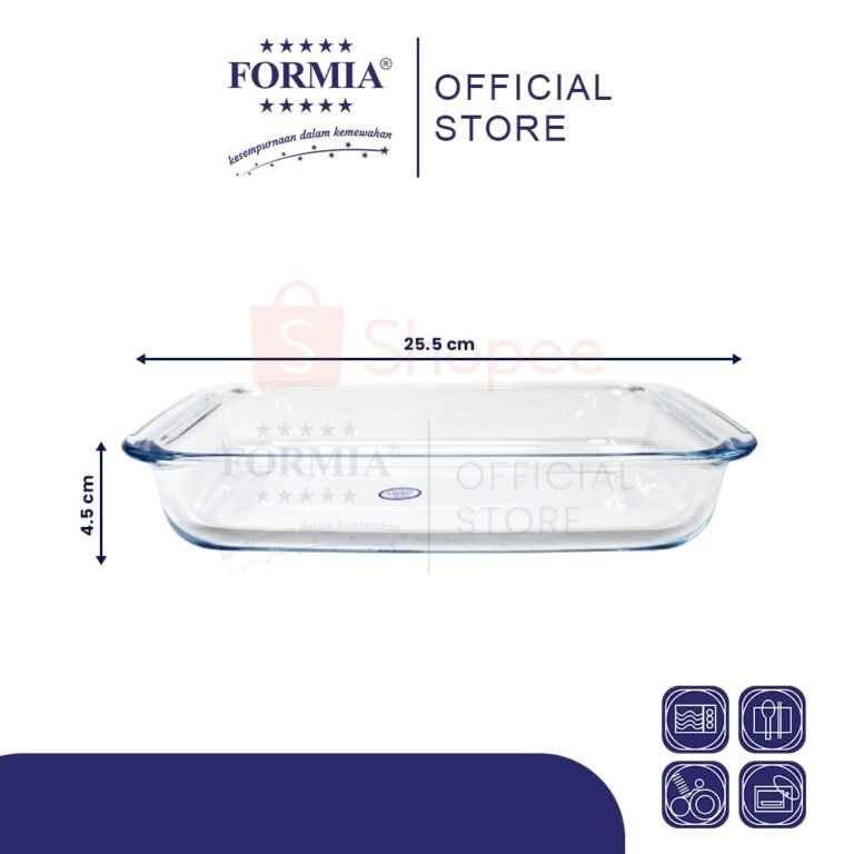 Formia Loyang Kaca Bake & Serve persegi panjang Dish 1 Liter