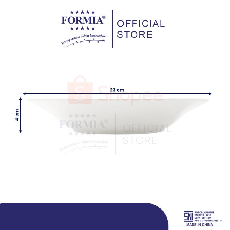 Shopee - FR3101090 - Formia Soup Plate 9 Inci White Marble-01