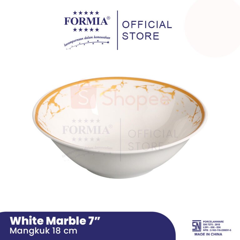Shopee - FR3102070 - Formia Salad Bowl 7 Inci White Marble-01