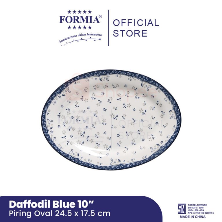 Shopee - FR31718010 - Oval Platter 10 Inci Daffodil Blue-01