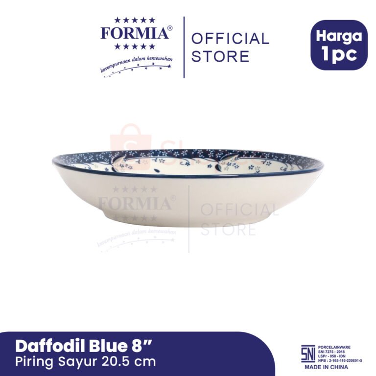 Shopee - FR31721080DB - Formia Daffodil Blue Soup Plate 8-01