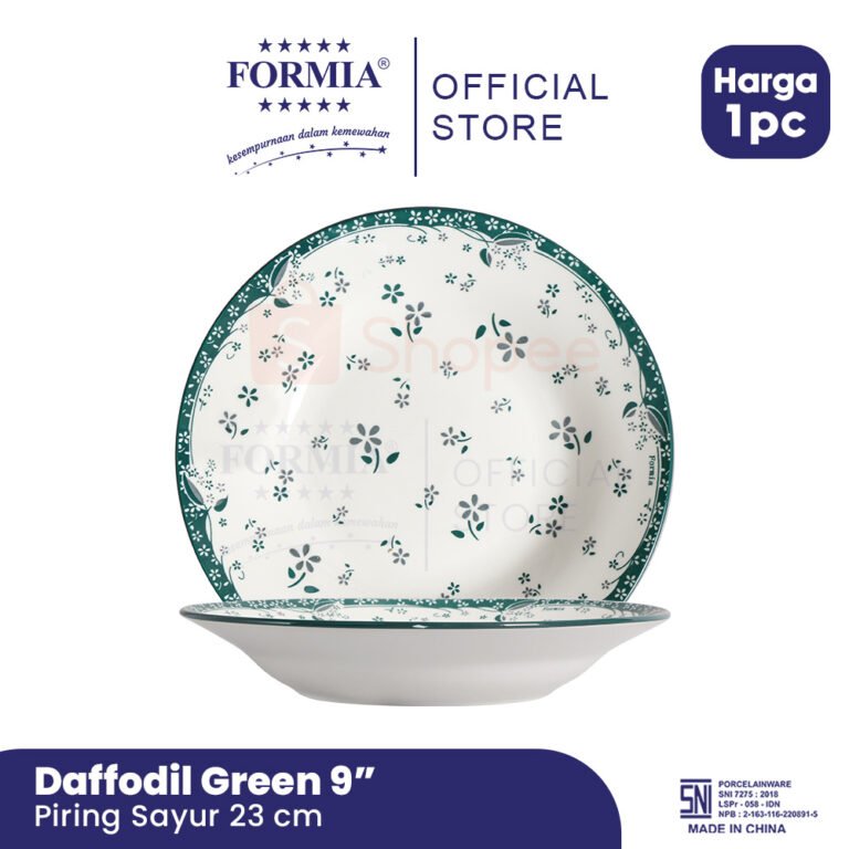 Shopee - FR3291090 - Formia Soup Plate 9 Inci Daffodil Green-01