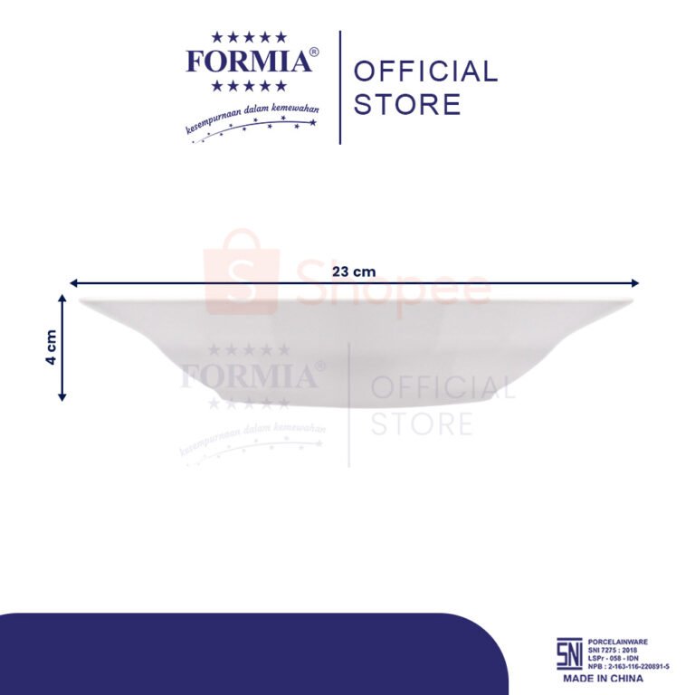 Shopee - FR371090 - Formia Soup Plate 9 Inci White Body-03