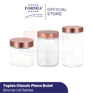 Formia Toples Classic Plano Bulat Bronze Lid
