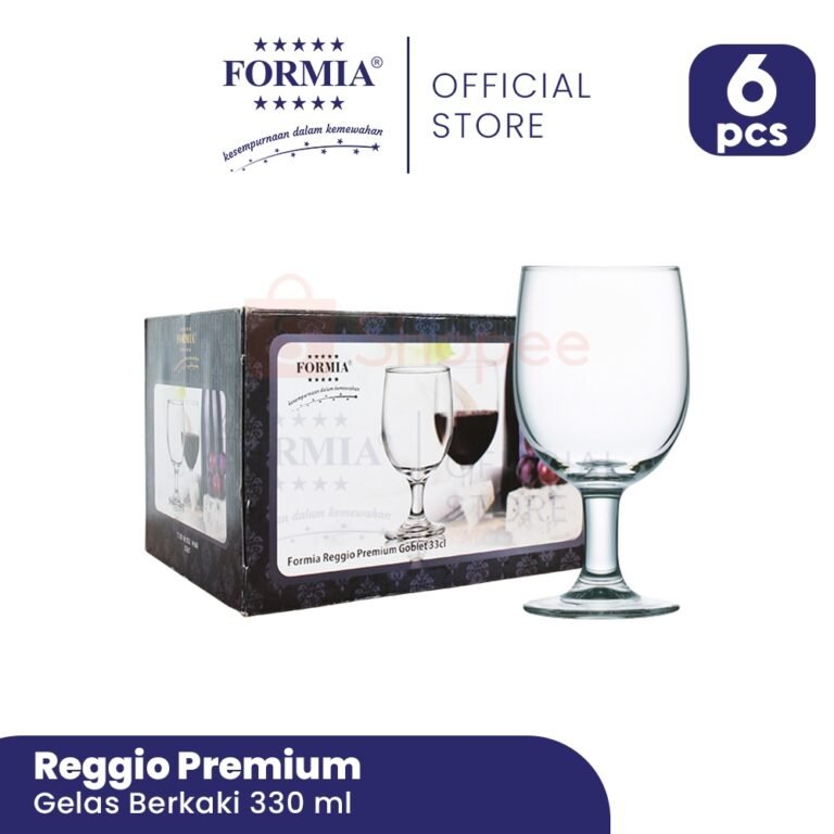 Formia Gelas Berkaki Reggio Premium Water Goblet 33Cl 6 Pcs