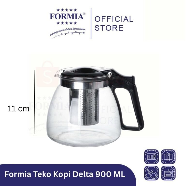 Formia Teko Teh Kopi Delta Transparan 900ML